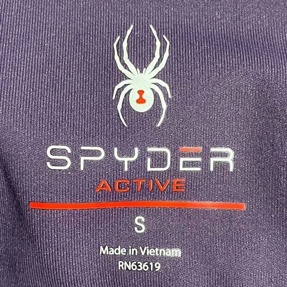 Spyder Active/Sport Leggings S Purple High Waisted Stretch Pockets Comfort NWT - Picture 2 of 8